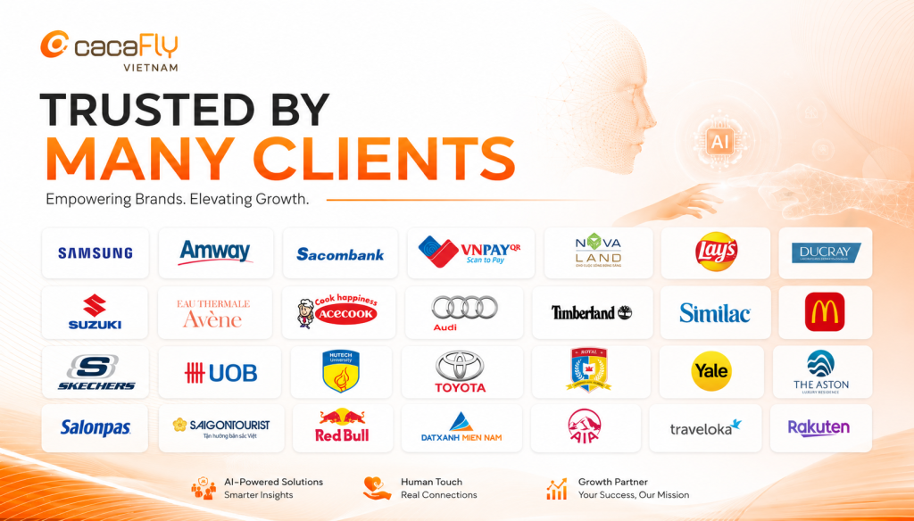 cacaFly Vietnam Trusted by Leading Brands